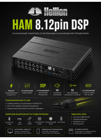 Новинка от Hellion HAM 8.12pinDSP