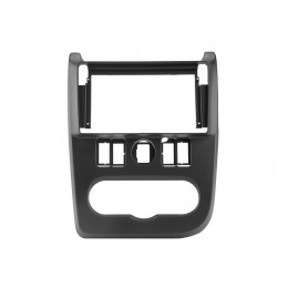 Рамка для UMS LADA Largus 2012-2021, RENAULT Logan 2010-2014 BLACK, 9" (RLA-FC403)