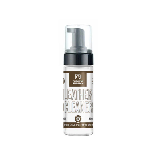 Деликатный очиститель кожи Chemical Russian Leather Cleaner (в пенообразователе, 150мл) (CR600)