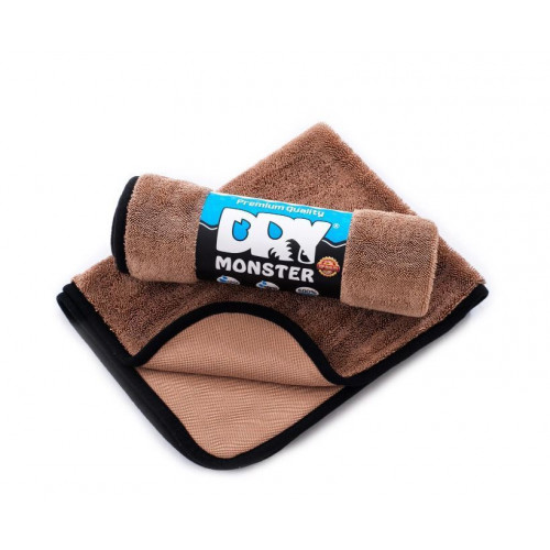 Микрофибра для сушки кузова DRY MONSTER WASH DRY STANDART Brown (650гр/м,50х60см)