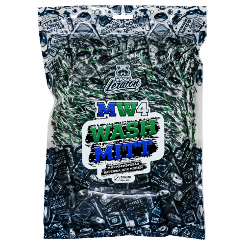 Микрофибровая варежка для мойки кузова LERATON WASH MITT MW4