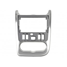 Рамка для LADA Largus 2012-2021, RENAULT Logan 2010-2014 SILVER, 9" (Incar RFR-FC247)