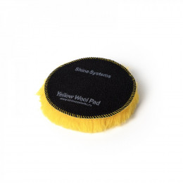 Полировальный круг желтый мех Shine Systems Yellow Wool Pad (130мм)