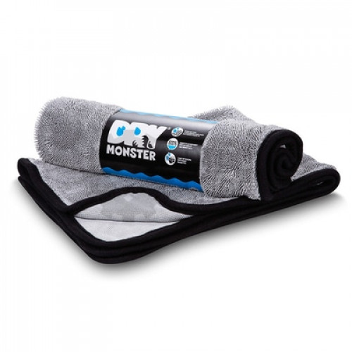 Микрофибра для сушки кузова DRY MONSTER TOWEL Серое (750гр/м,55х75см)