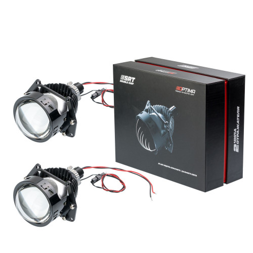 Бидиодные линзы Optima Premium Bi-LED Lens SRT Double Chip 3.0" 24v