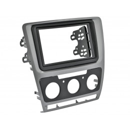 Рамка Skoda Octavia (A5) 04-13 (Manual AC) 2DIN silver  (RSC-N07)